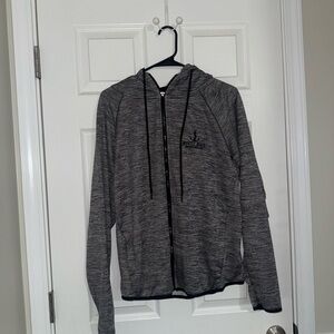 Gray Zip-Up Hoodie